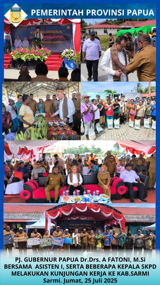 Kunjungan Kerja Pj. Gubernur Papua Ke Kab. Sarmi